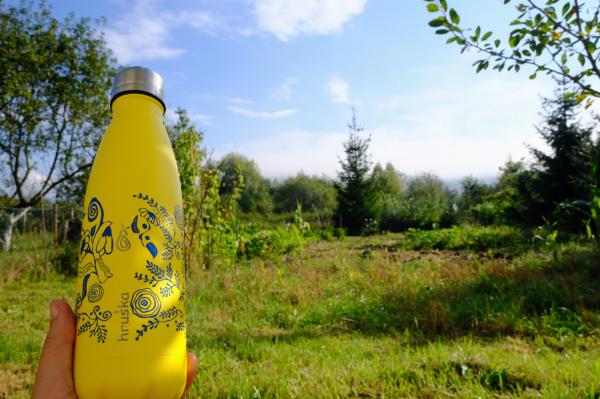 Dizajnová termofľaša žltá 500ml DANDELION 7